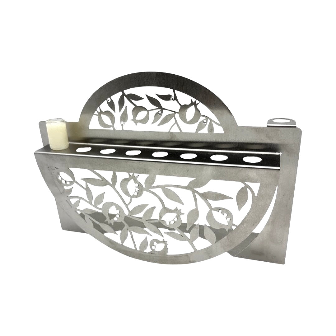 Stainess Steel Pomegranate Menorah