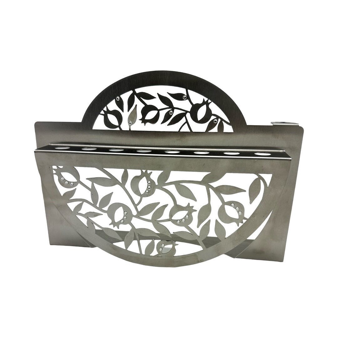 Stainess Steel Pomegranate Menorah