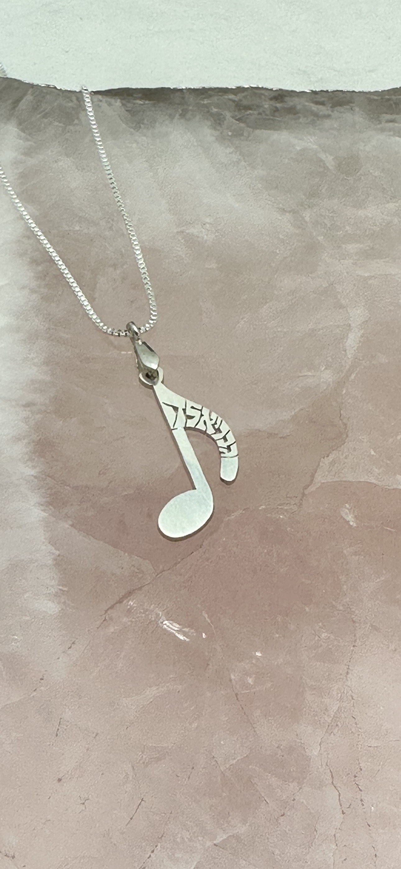 Note Name Necklace