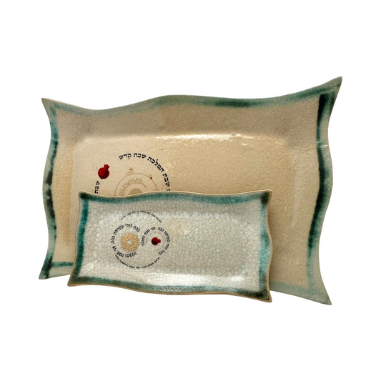 Shabbat Ceramic Tray