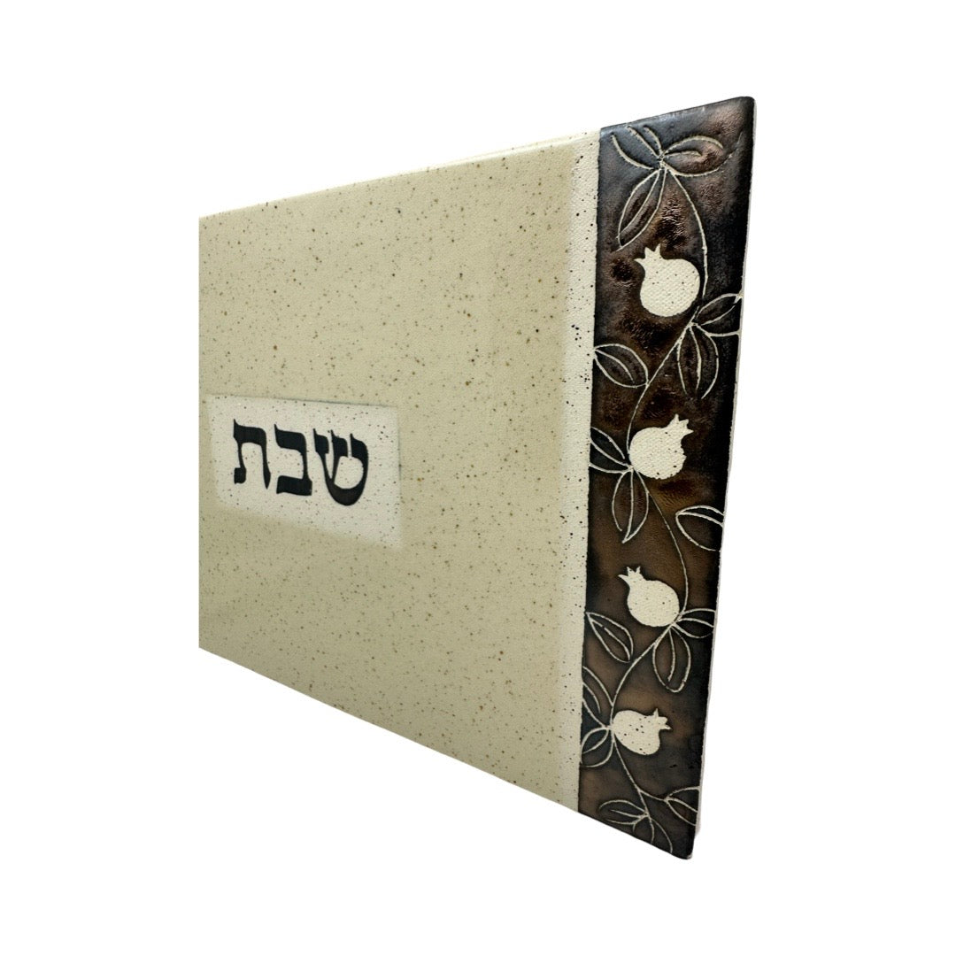 Ceramic Pomegranate Challah Board