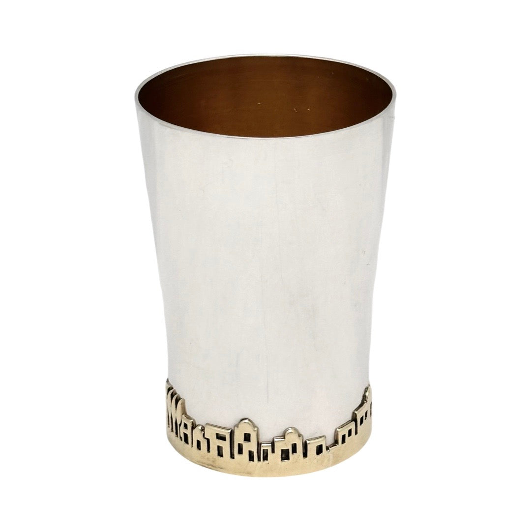 Jerusalem of Gold Kiddush Cup