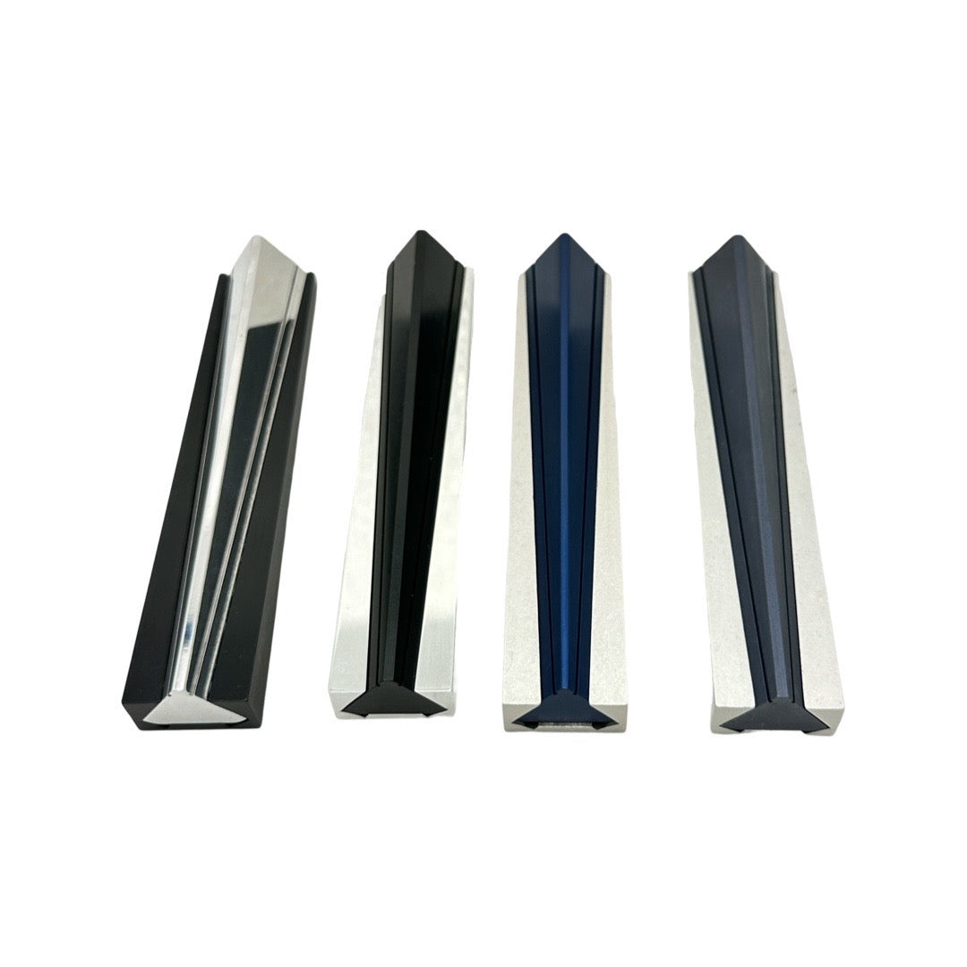 Modern Anodized Aluminum Mezuzah 5"