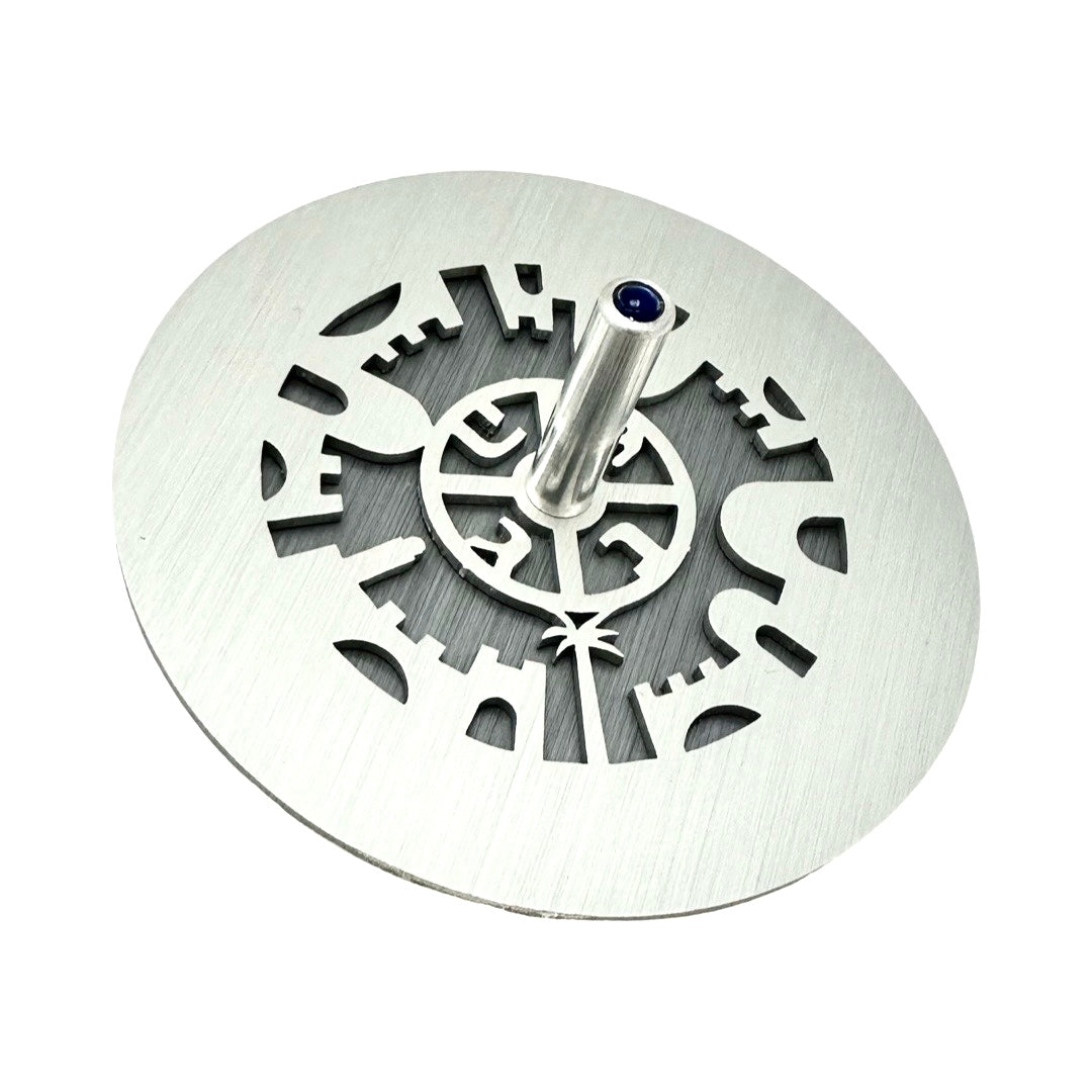 Anodized Aluminum Jerusalem Dreidel
