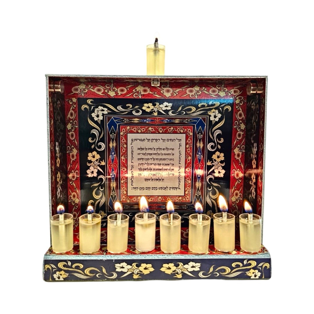 Illuminated Folding Menorah