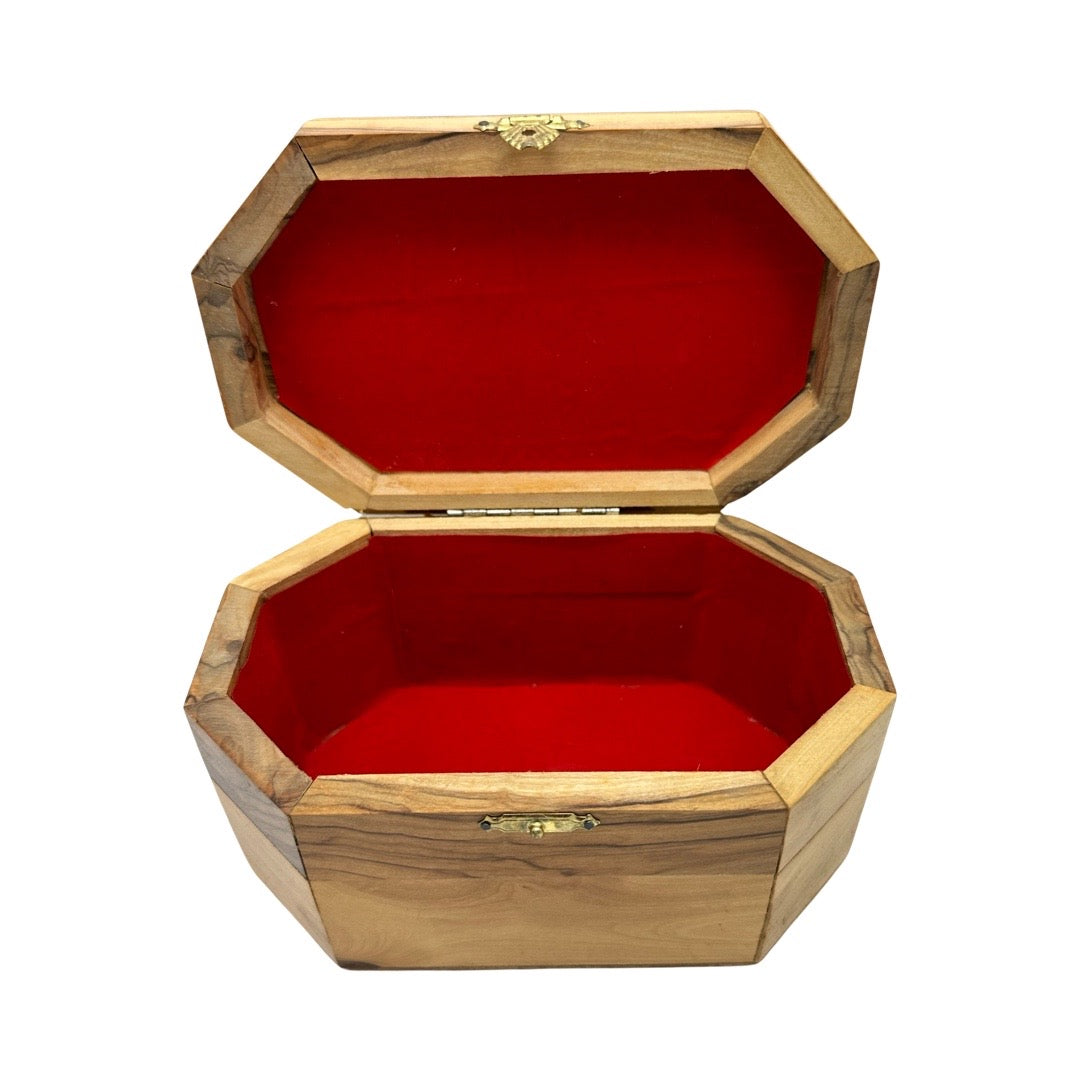 Olive Wood Etrog Box