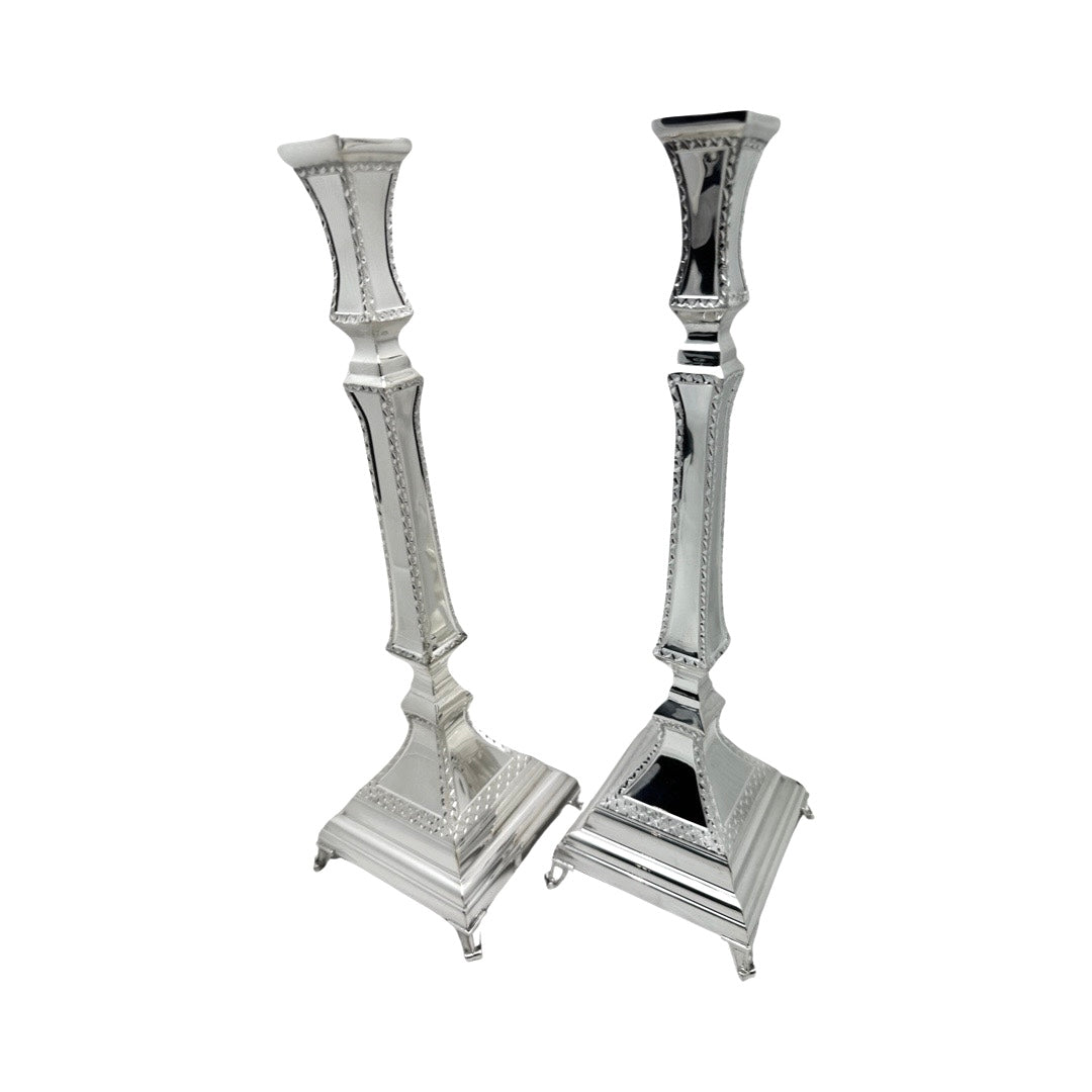 Diamond Corners Candlesticks