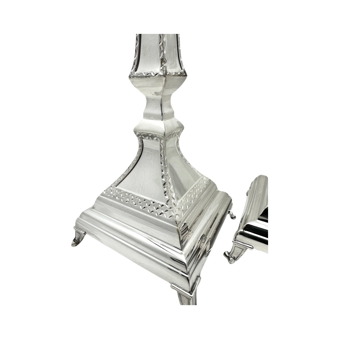Diamond Corners Candlesticks