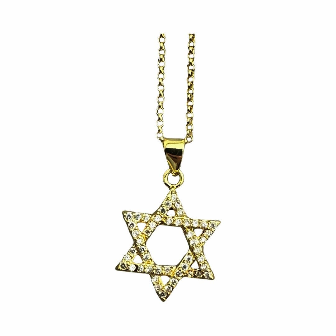 Sterling CZ Magen David