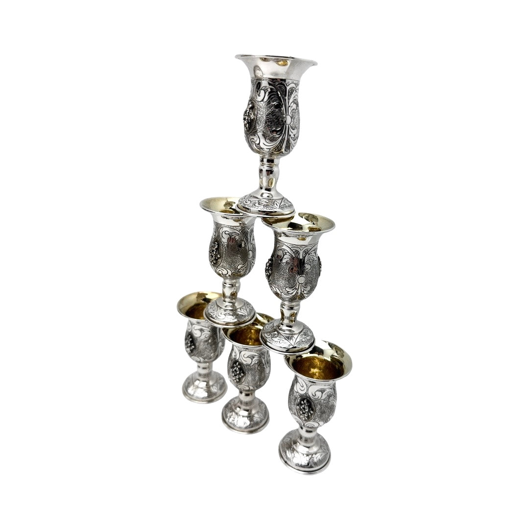 Sterling Silver Italian L'Chaim Set