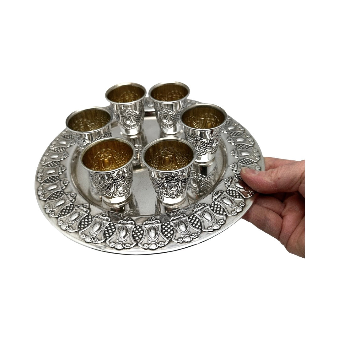 L'Chaim Set Mirrors Round