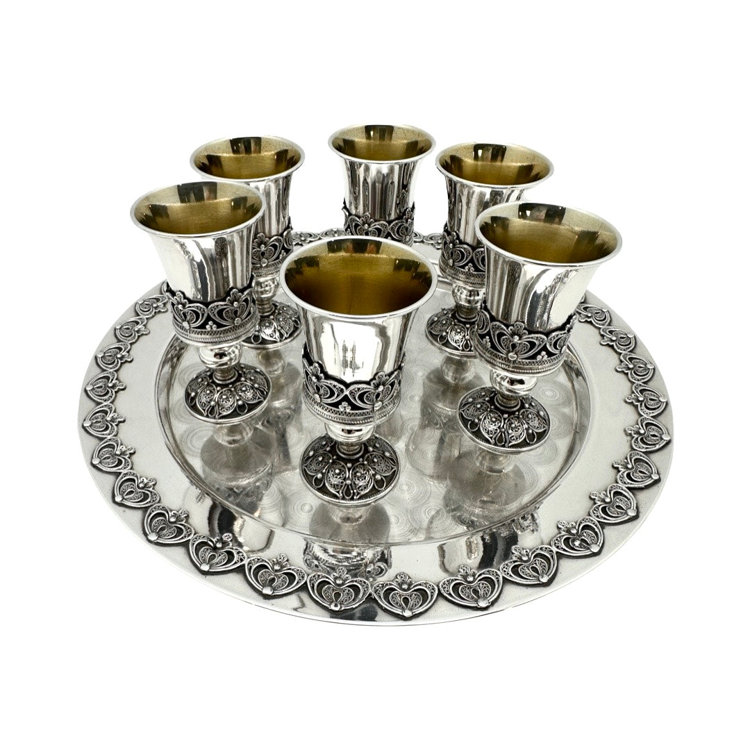 Filigree L'Chaim Set