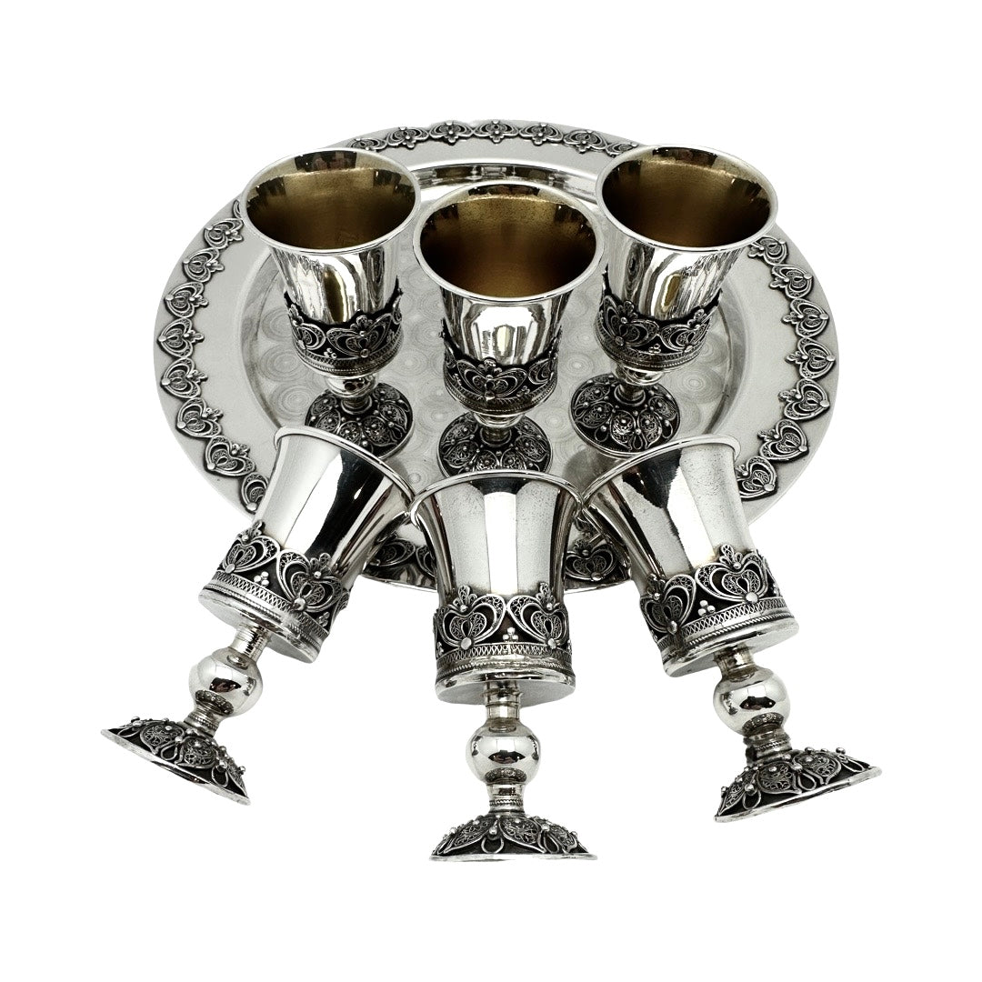 Filigree L'Chaim Set