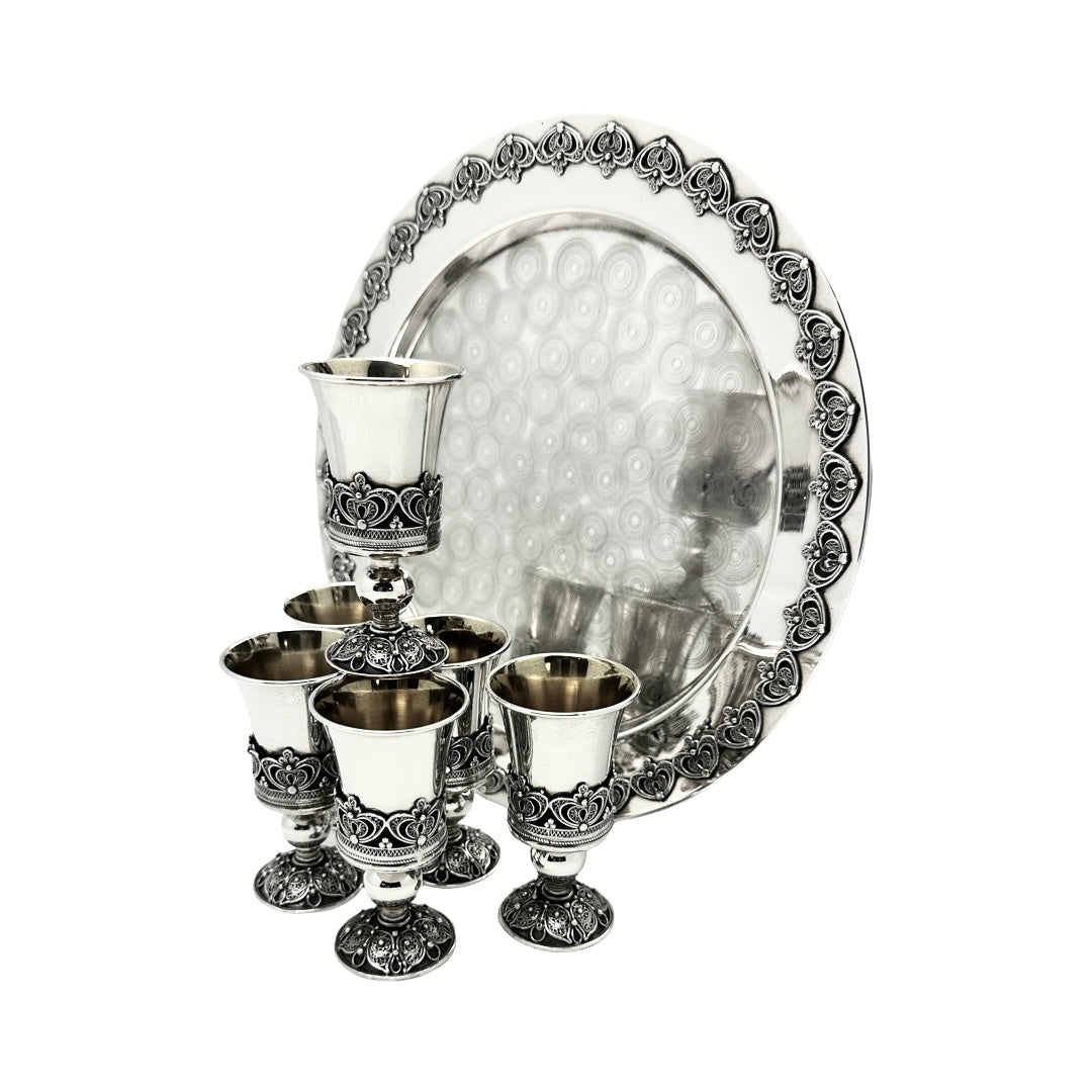 Filigree L'Chaim Set