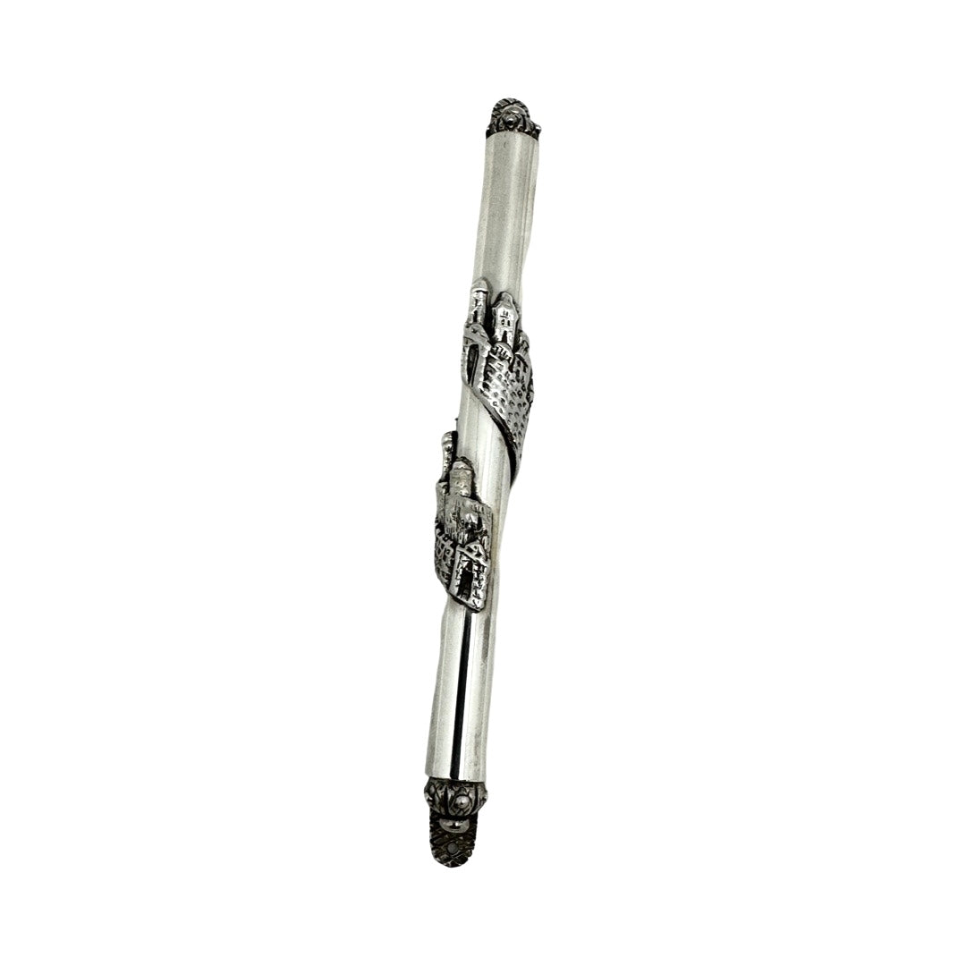 Sterling Silver Jerusalem Mezuzah