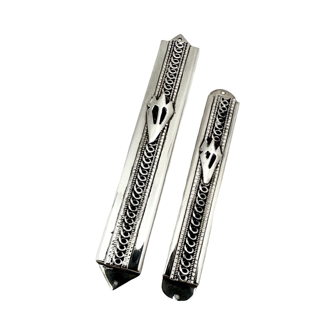 Sterling Filigree Mezuzah #203