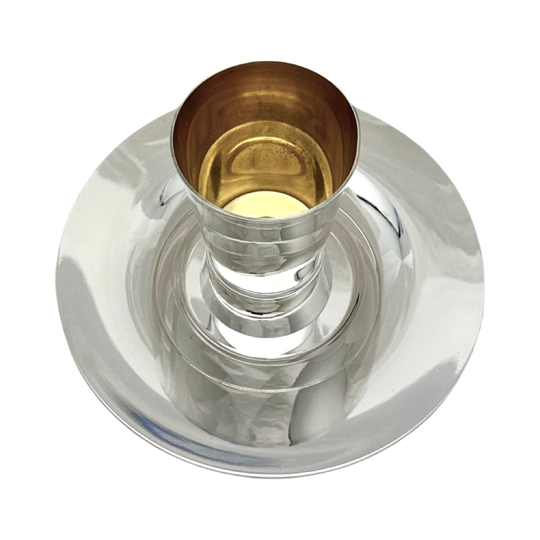 Modern Batuni Kiddush Cup Set