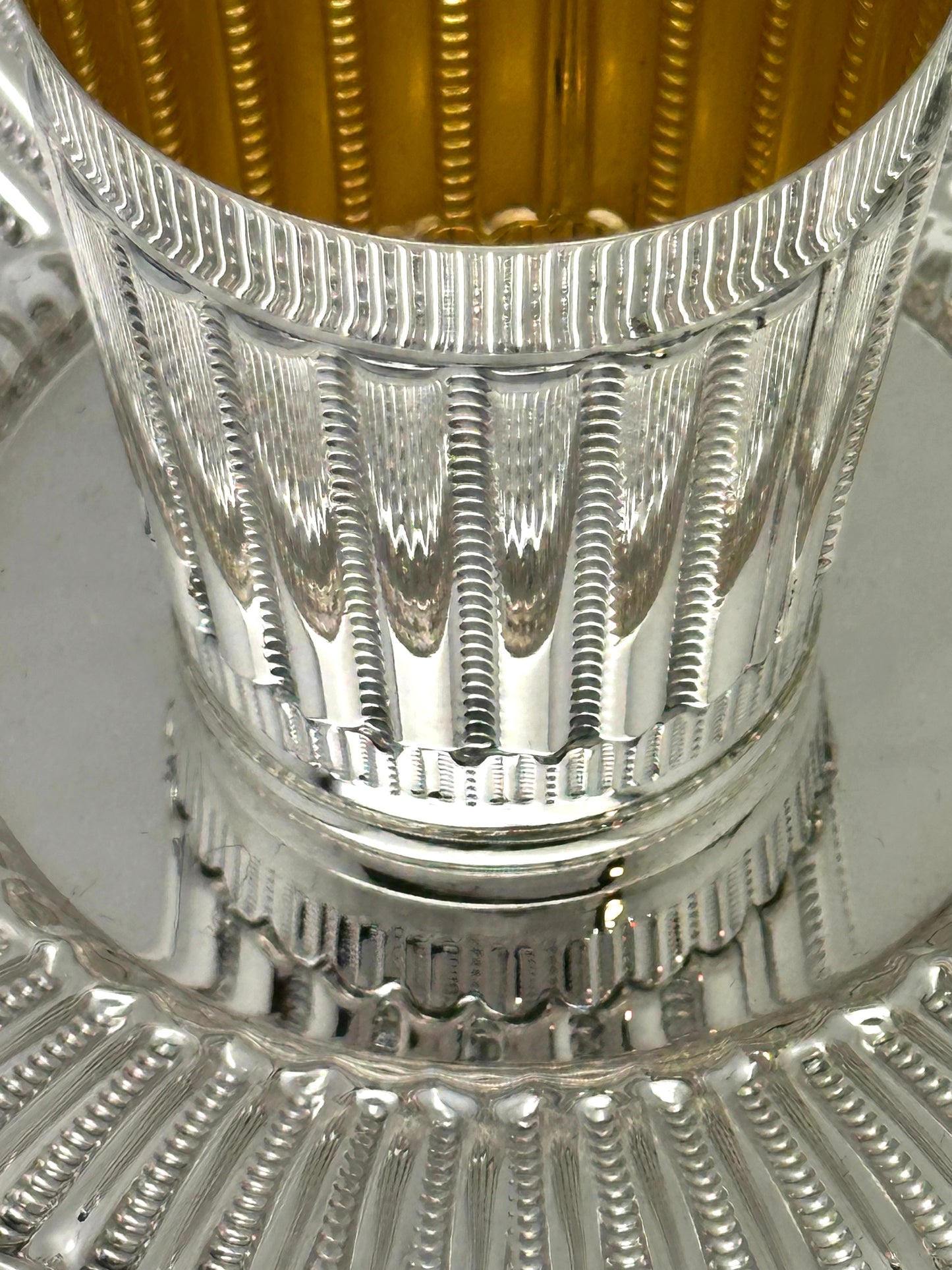 Piccolo Kiddush Cup Set Lines