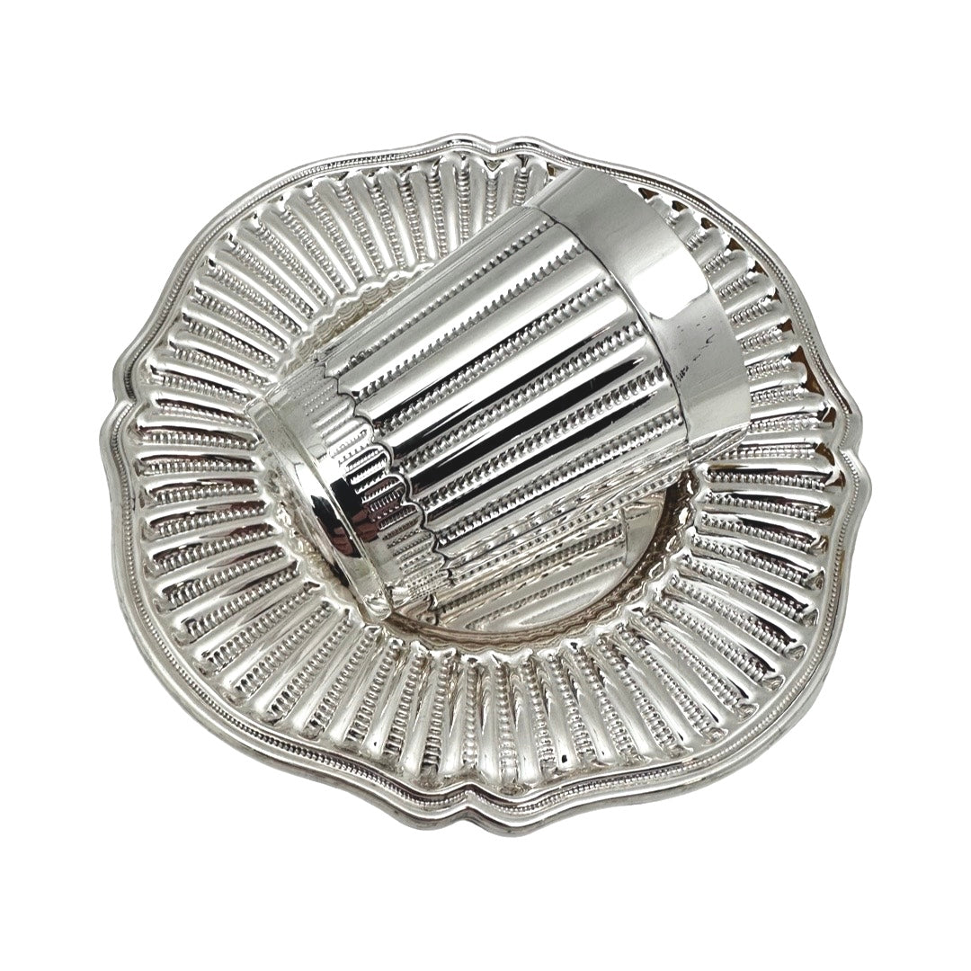 Piccolo Kiddush Cup Set Lines