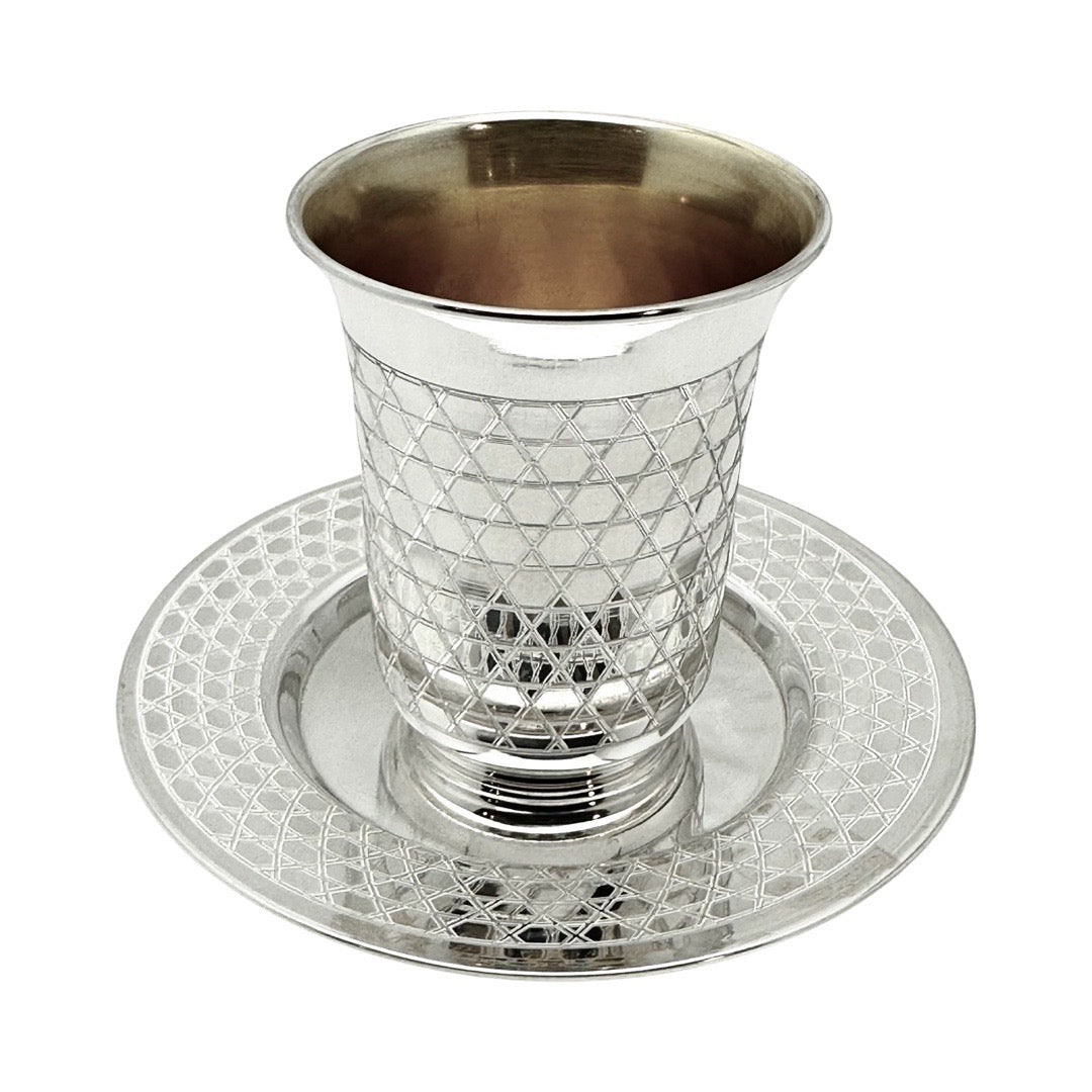 Kiddush Cup Set 'Magen David'