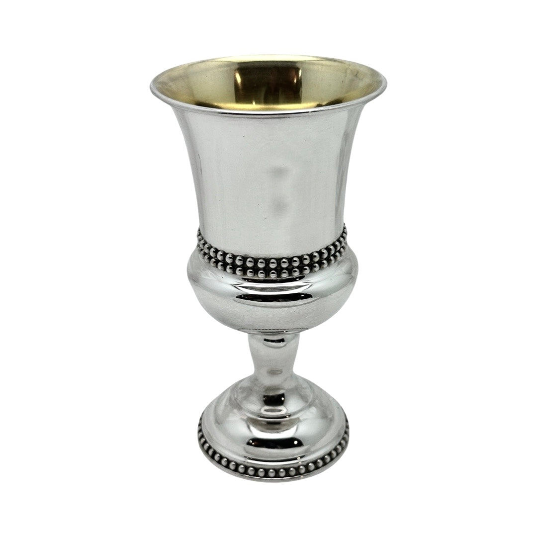 Kiddush Cup Double Beads