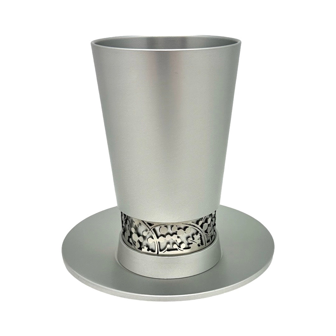 Anodized Aluminum Kiddush Cup by Lev Shneiderman