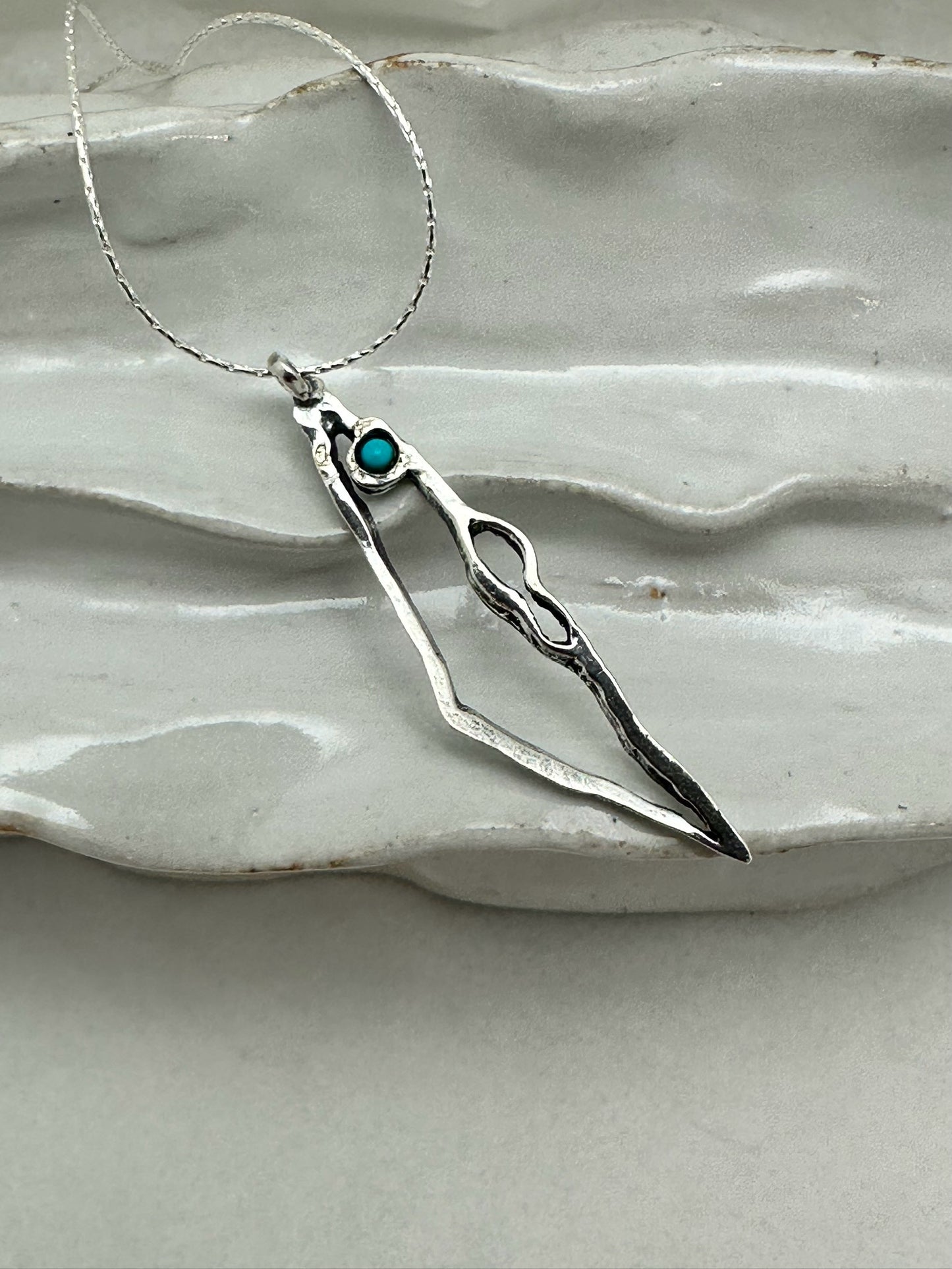 Map of Israel Necklace