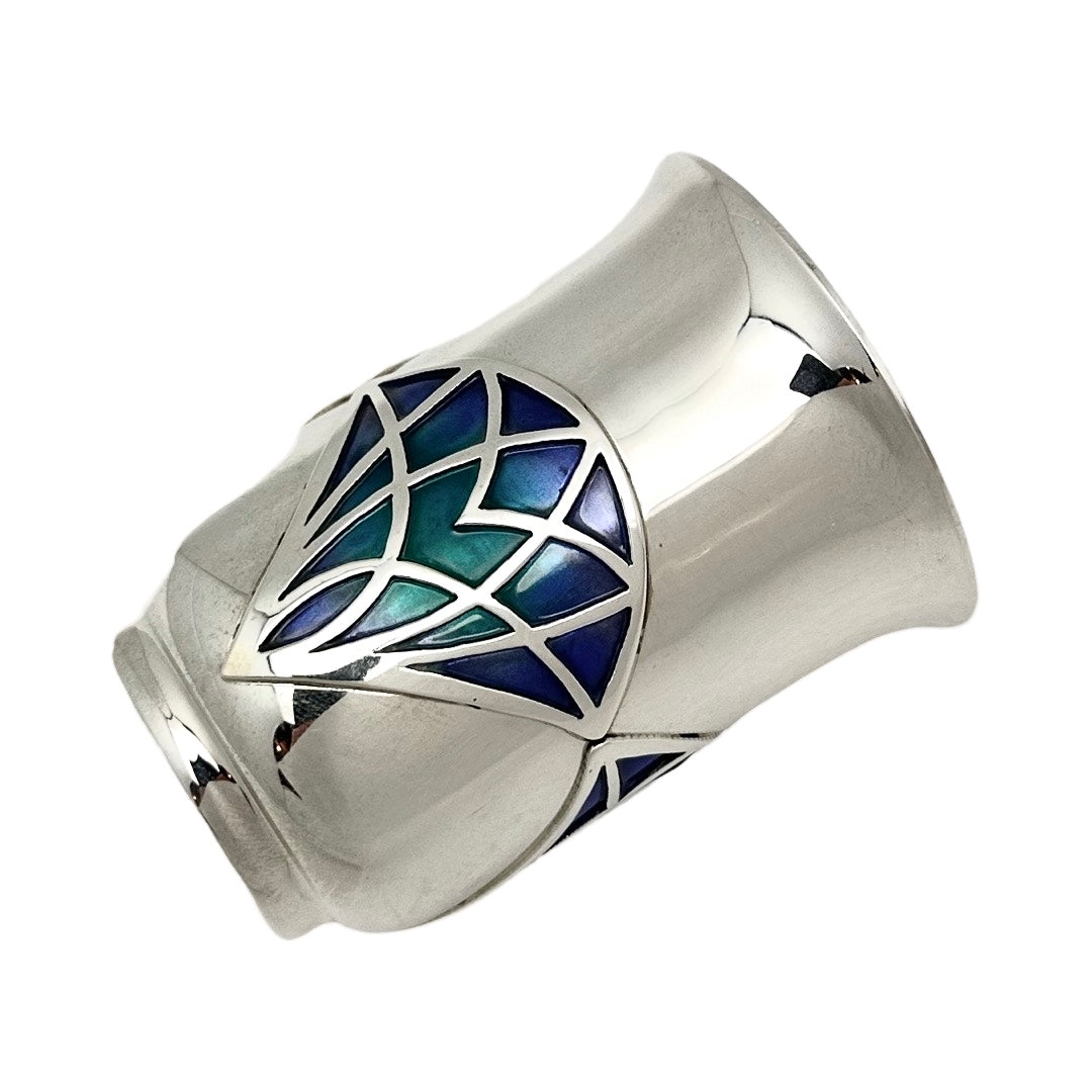 Enamel Kiddush Cup Baruch