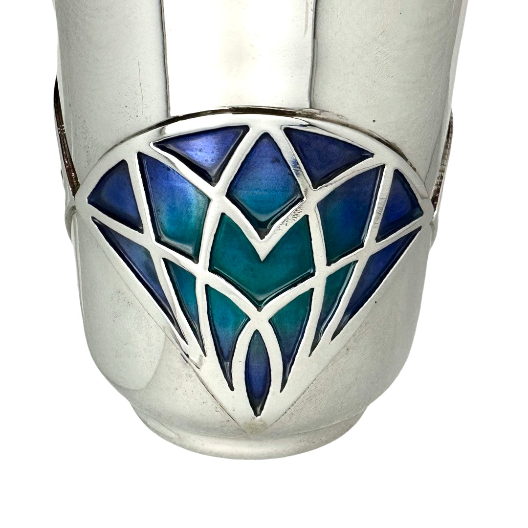 Enamel Kiddush Cup Baruch