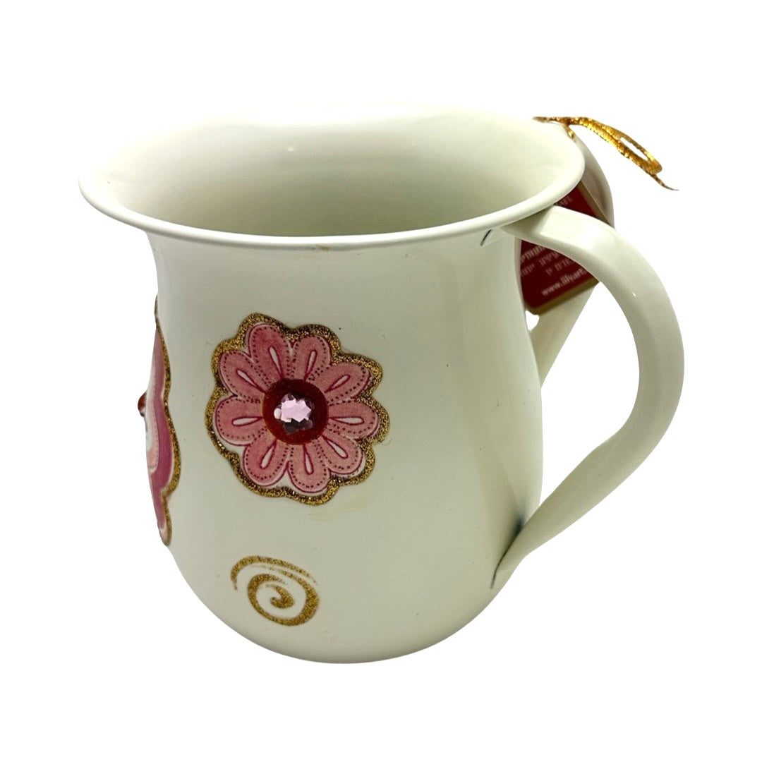 Decorated Metal Washing Cup 7