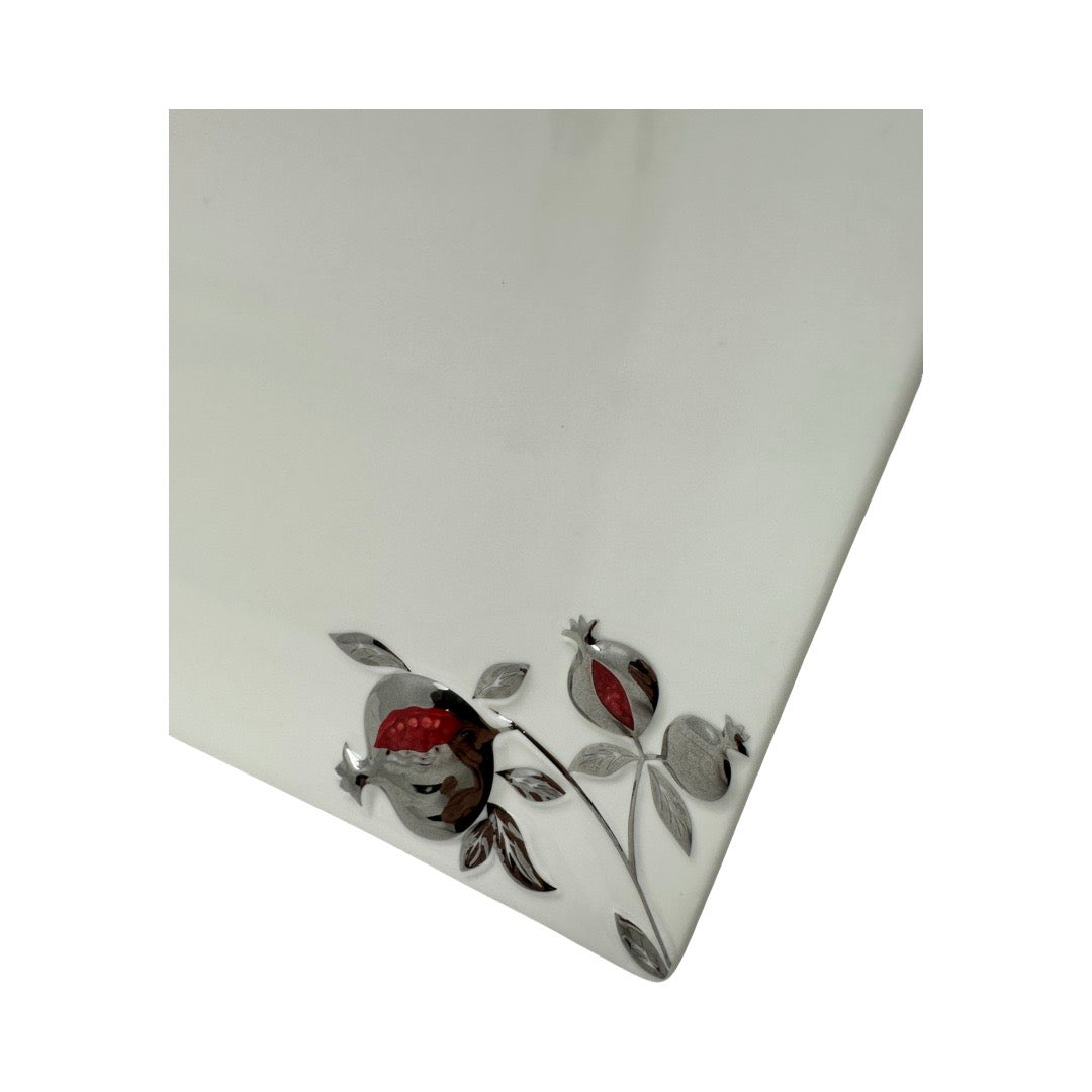 Rectangular Plate Pomegranate