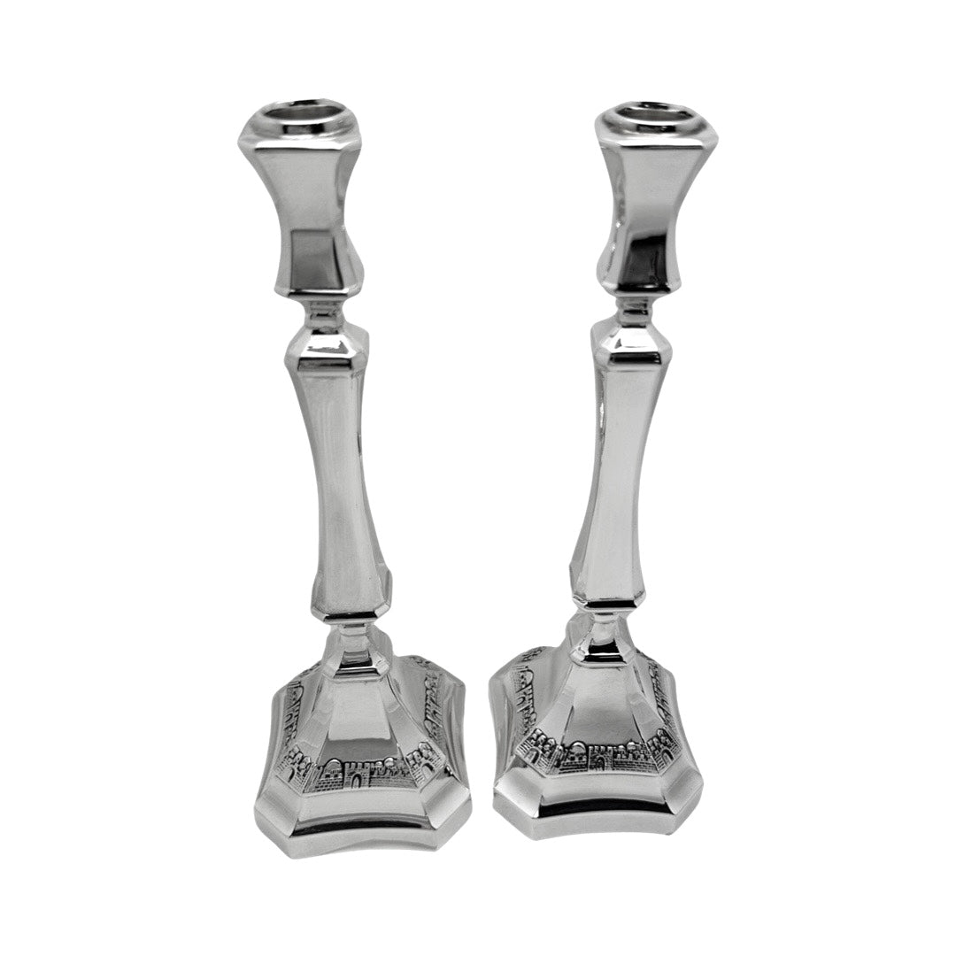Jerusalem Sterling Candlesticks