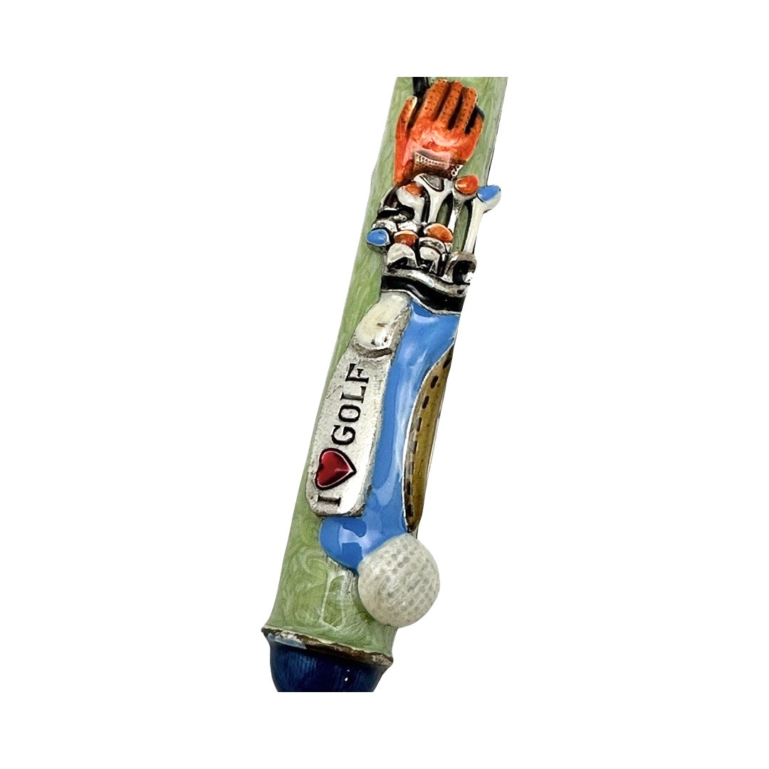 Enameled Golf Mezuzah