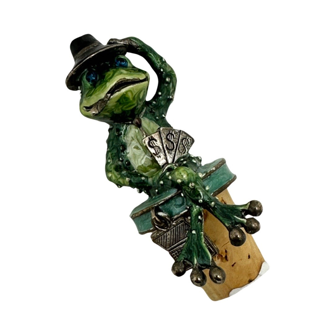 Frog Wine Bottle Stopper