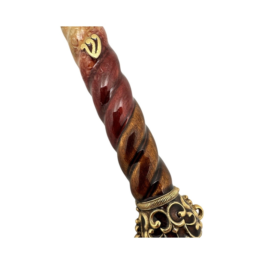 Swirl Mezuzah