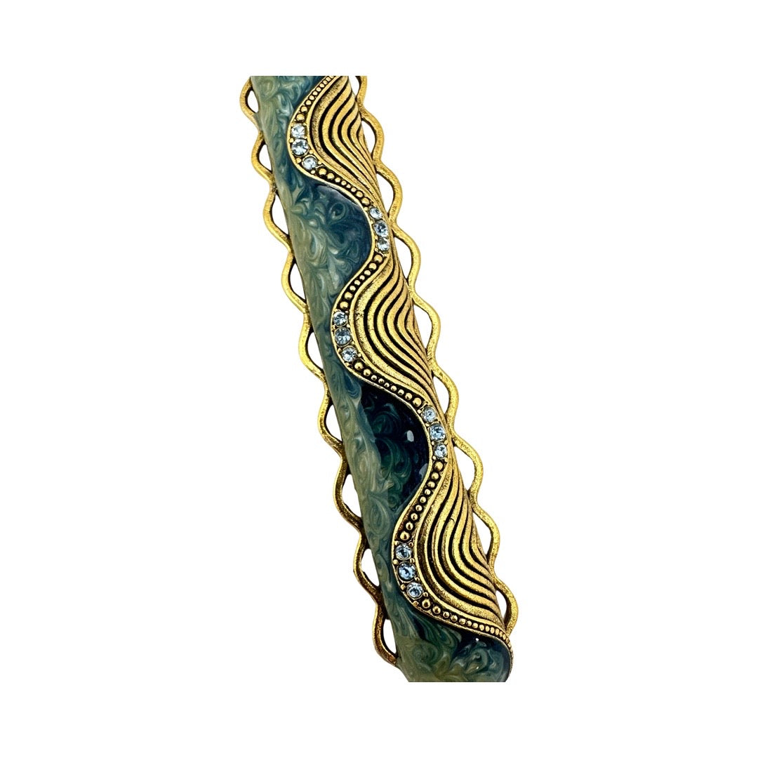 Blue Wave Mezuzah