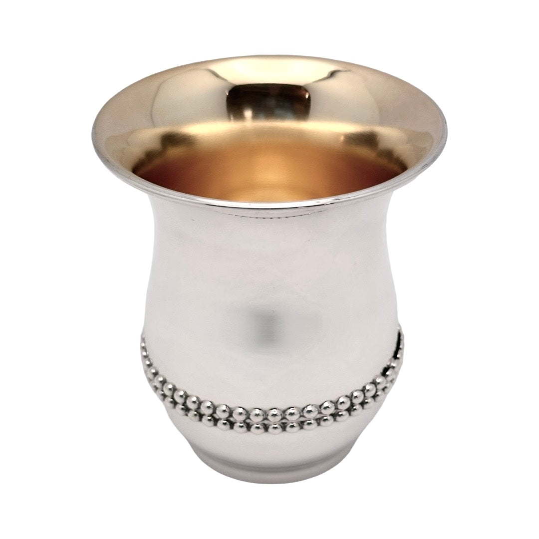 Kiddush Cup Rose with Beads