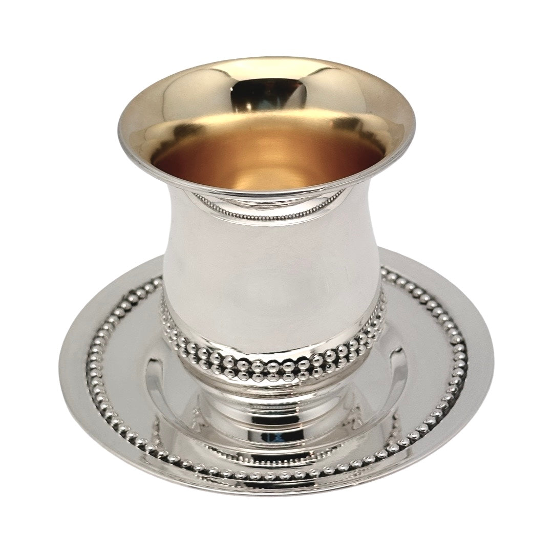 Kiddush Cup Rose with Beads