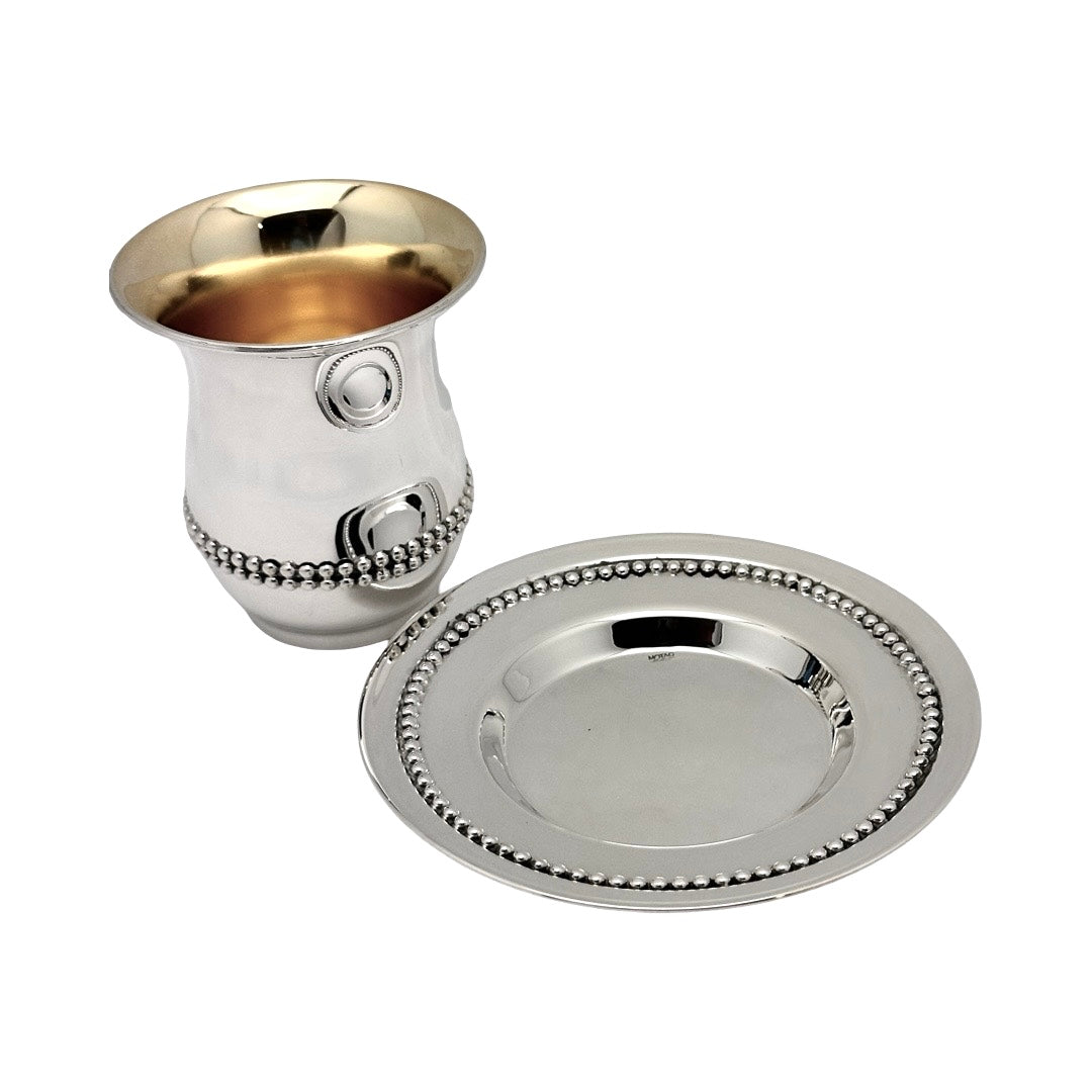 Kiddush Cup Rose with Beads