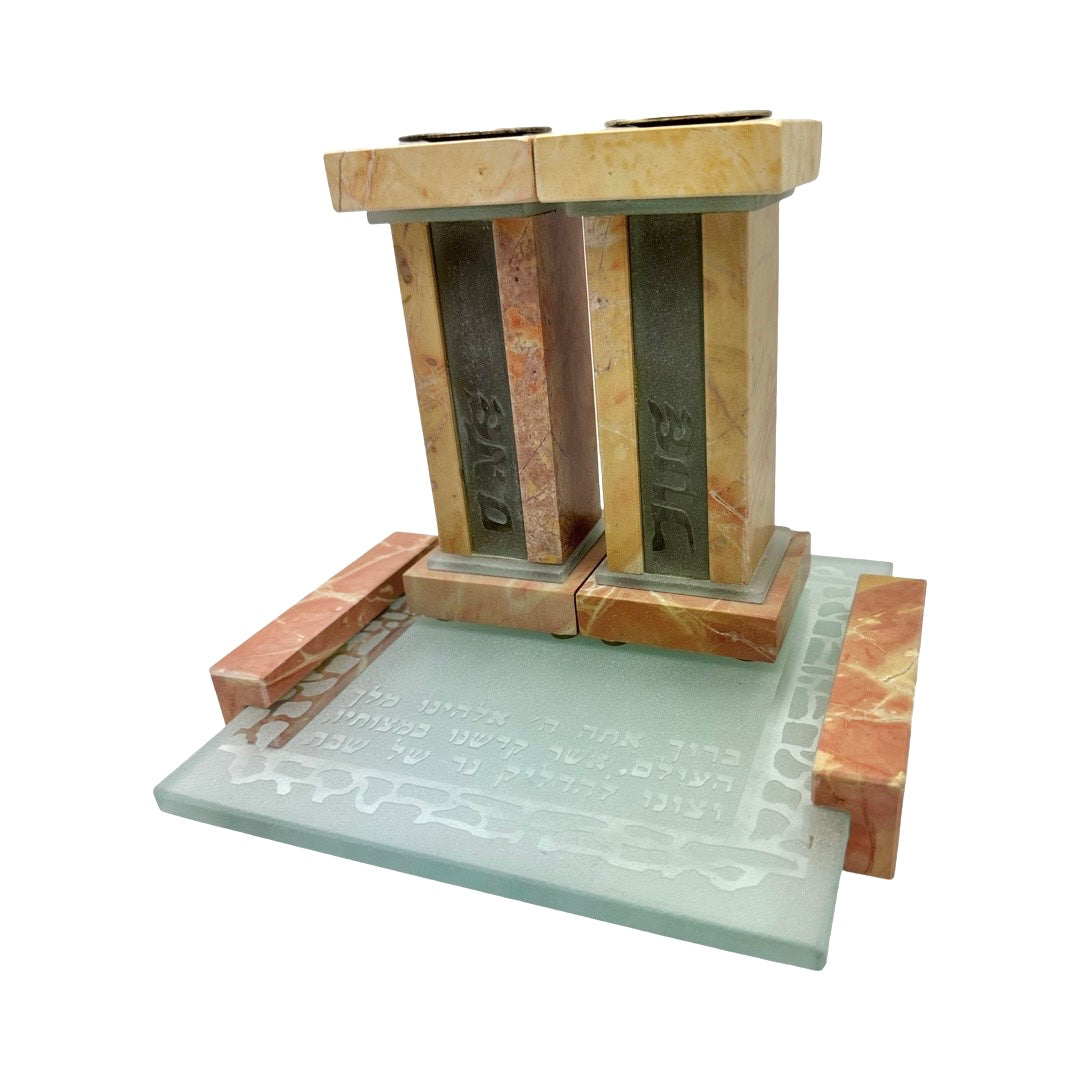 Loari Candlesticks and Tray