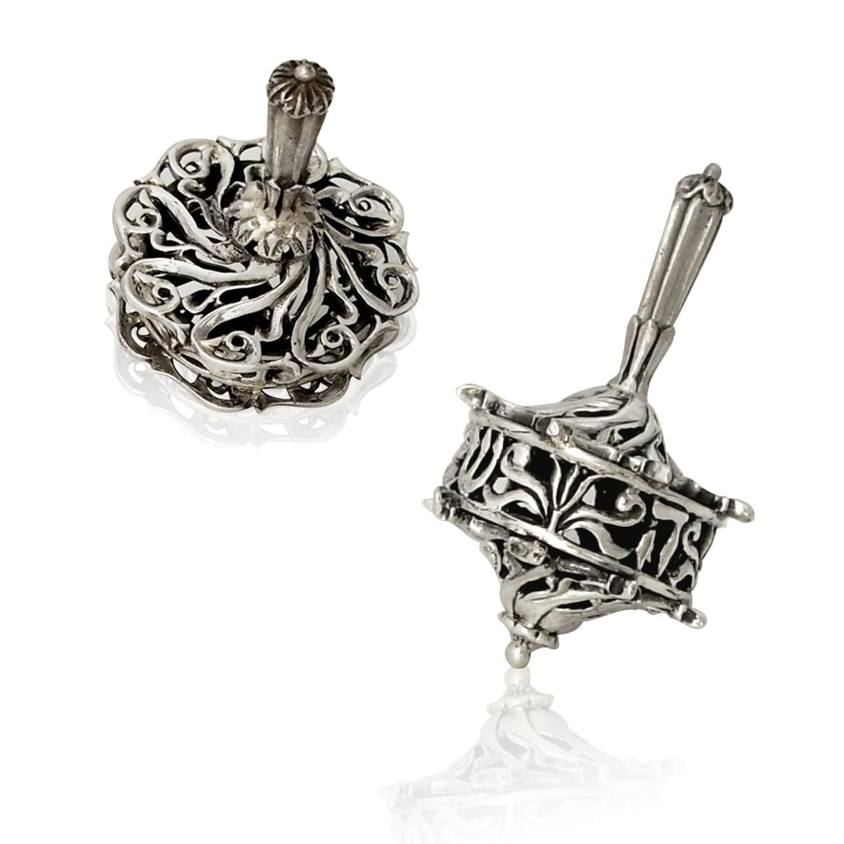 Casted Silver Dreidel