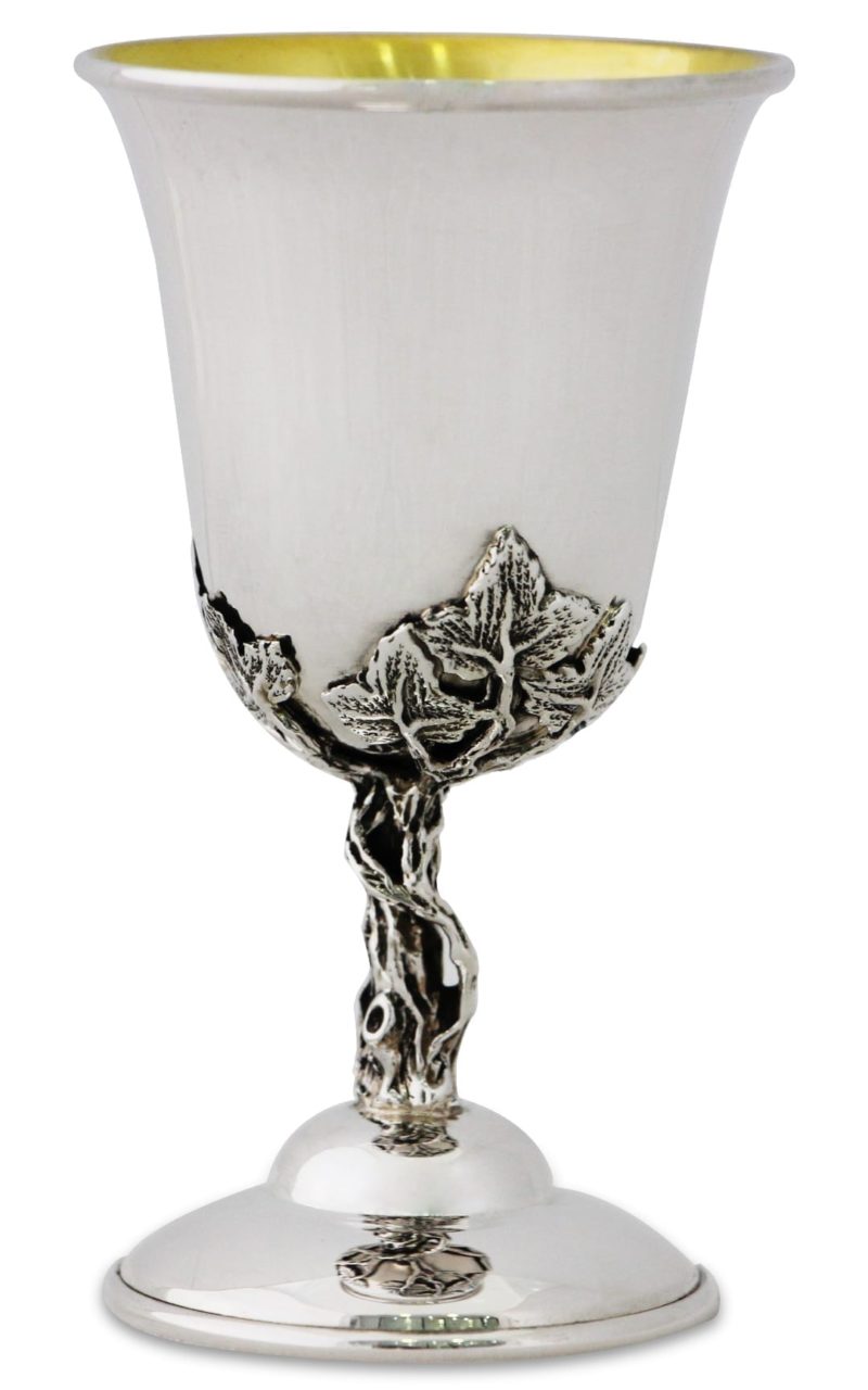 Flared Grapevine Kiddush Cup