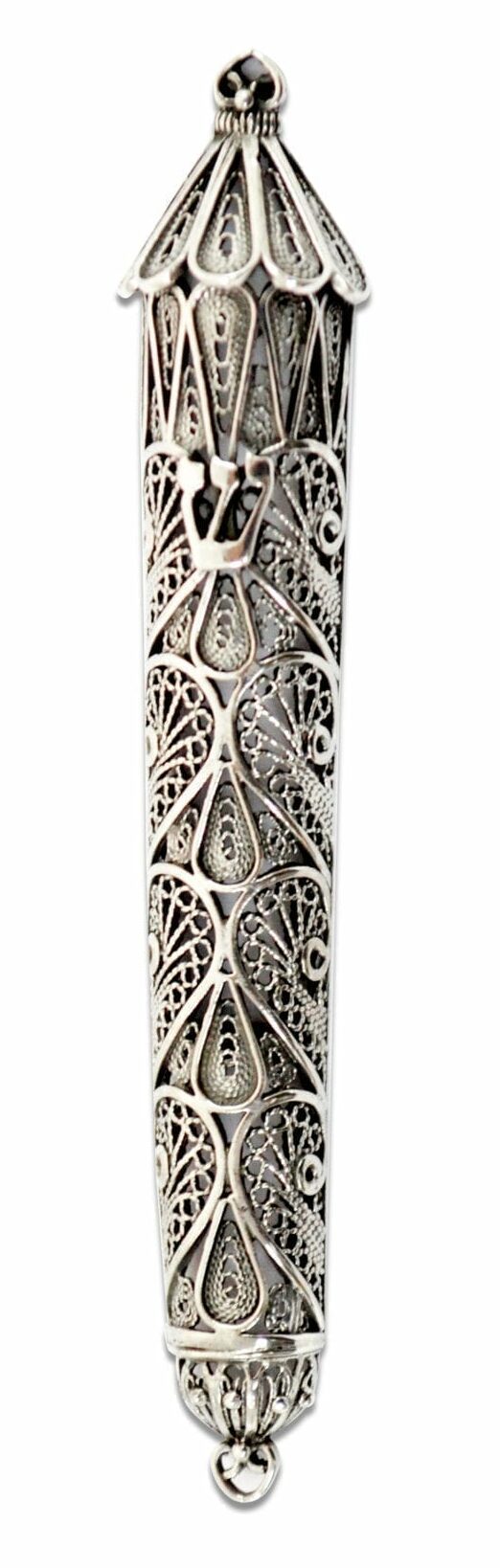 Swirl Filigree Mezuzah