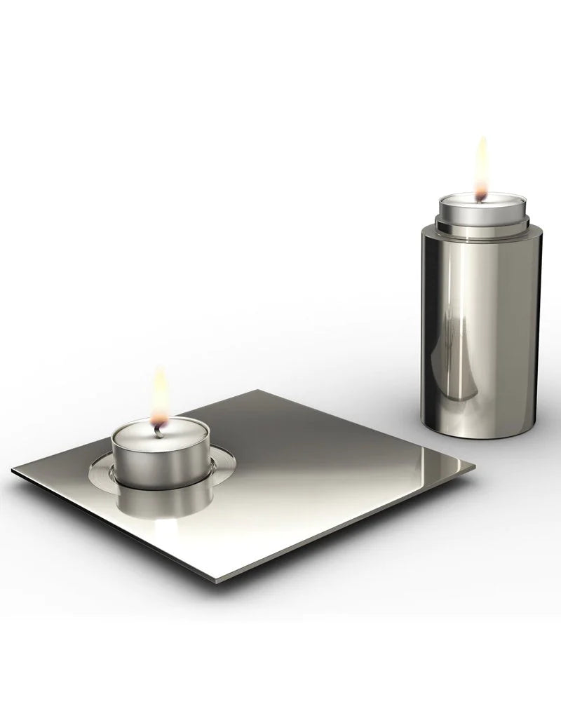 Elevate Kiddush Set & Tealight Holders