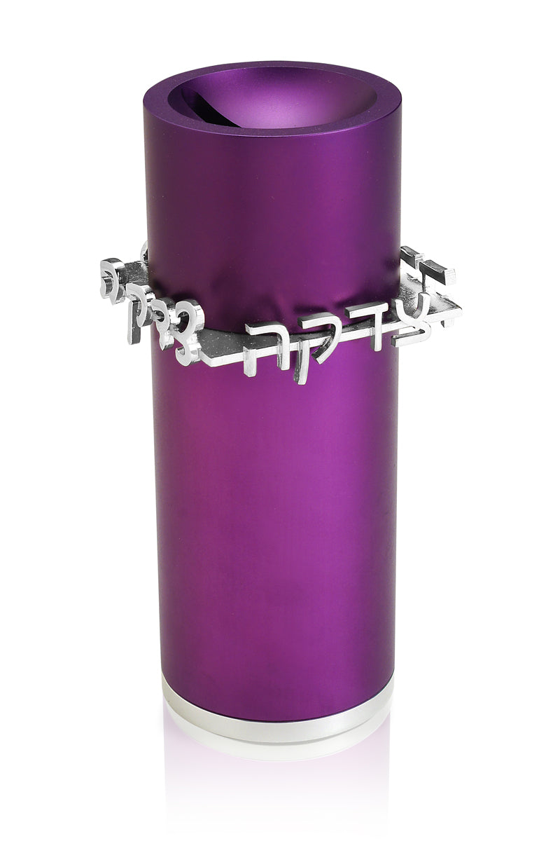 Anodized Aluminum Tzedakah Box