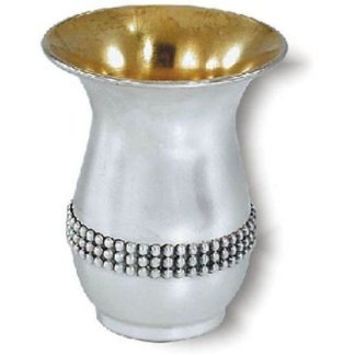 Barrel Beaded Kiddush Cup