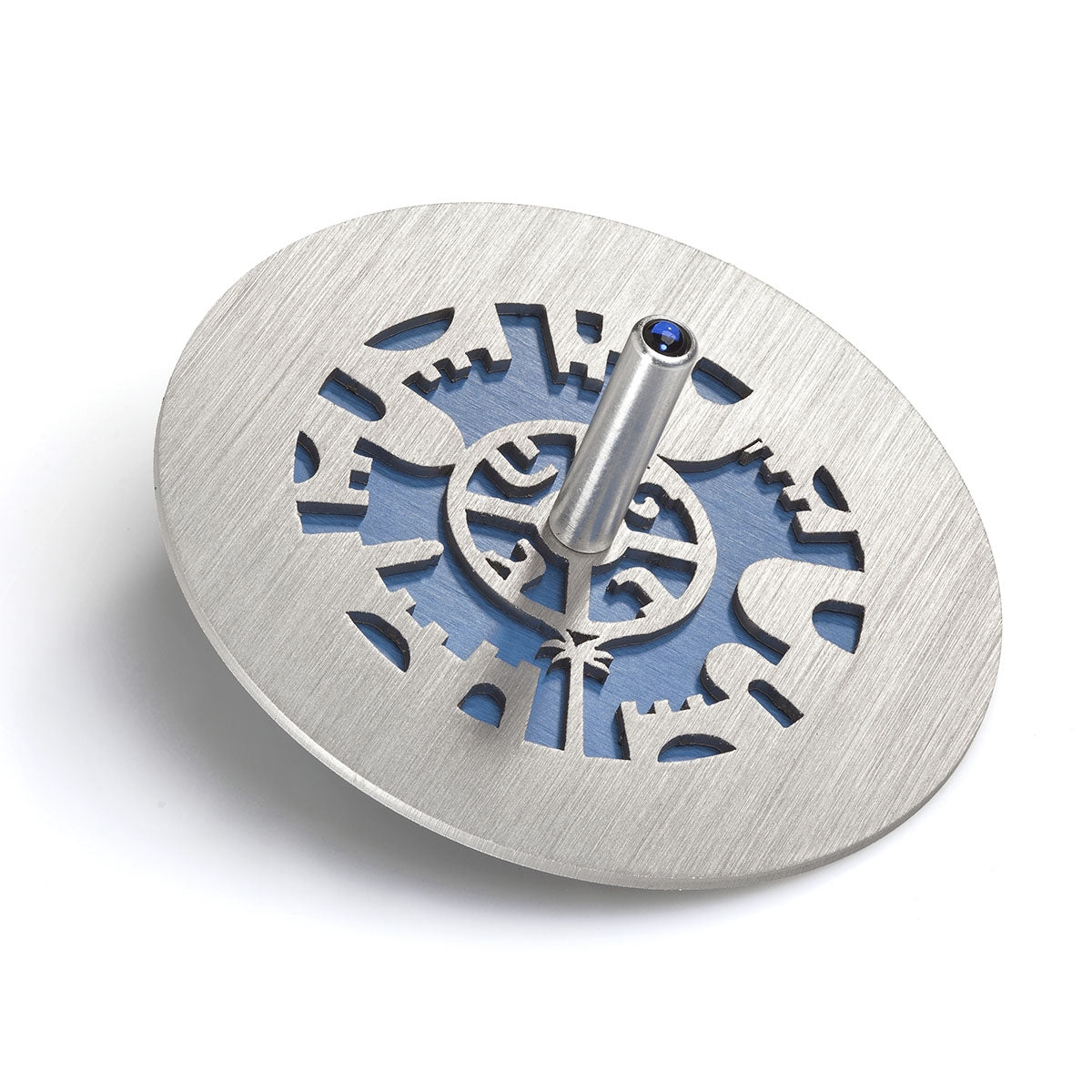 Anodized Aluminum Jerusalem Dreidel