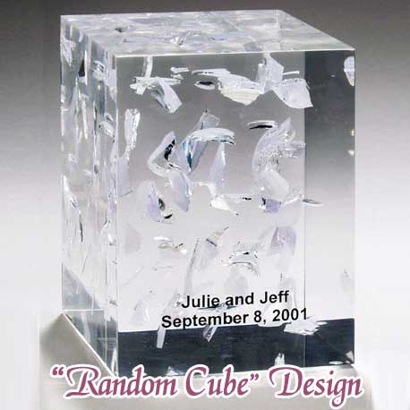Rectangular Wedding Glass Cube