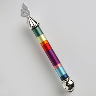 Rainbow Mezuzah Shin