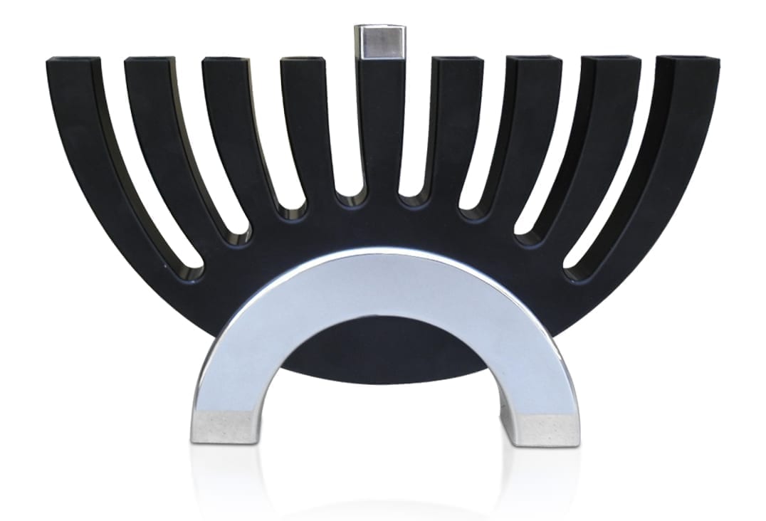 Anodized Aluminum 'Flip' Menorah